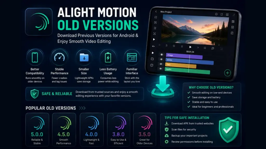 Alight Motion Old Versions